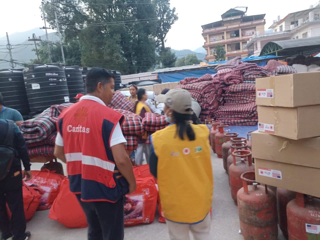 Relief materials with support of CARITAS Nepal - photo 2