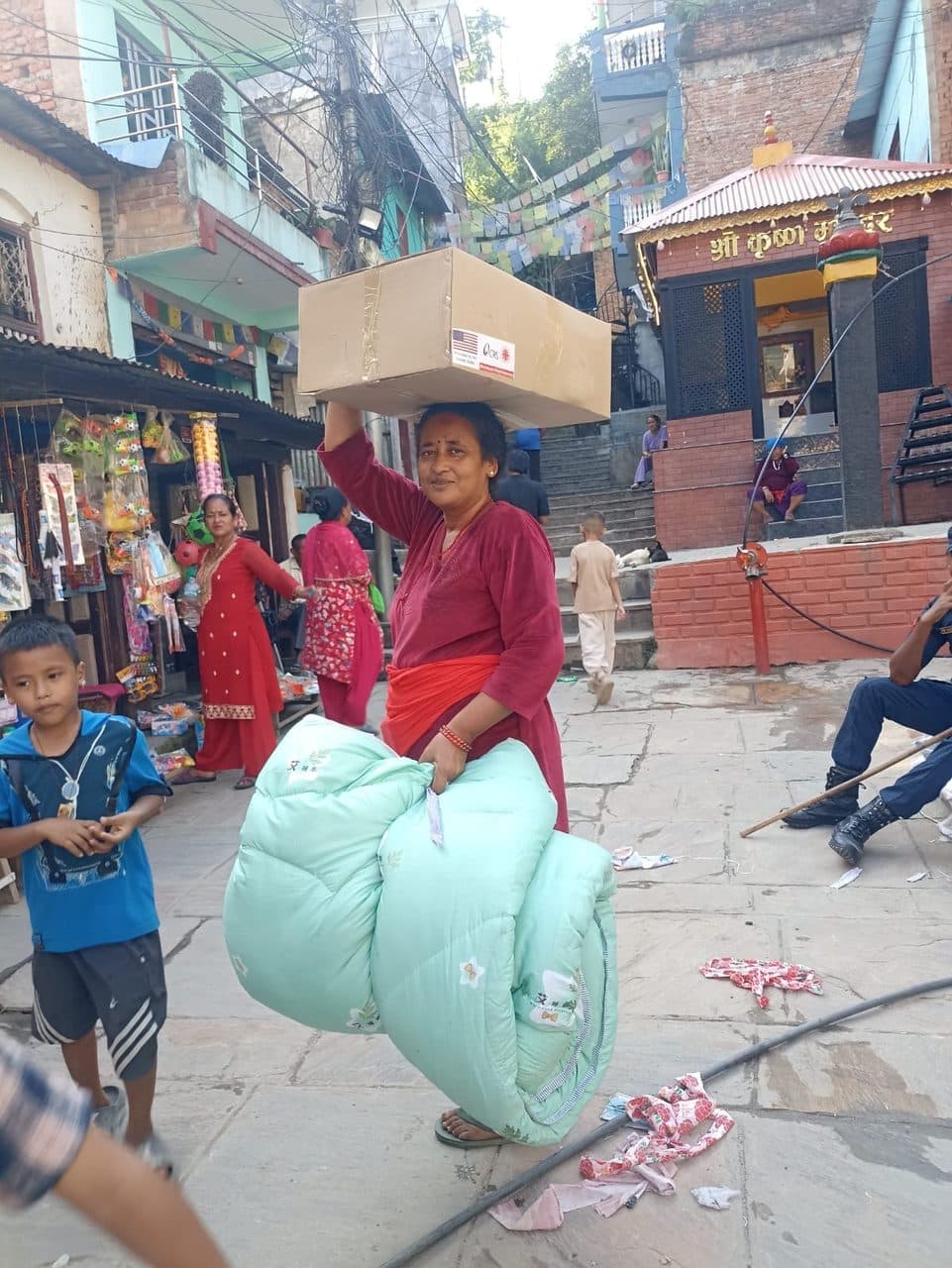 Relief materials with support of CARITAS Nepal - photo 7
