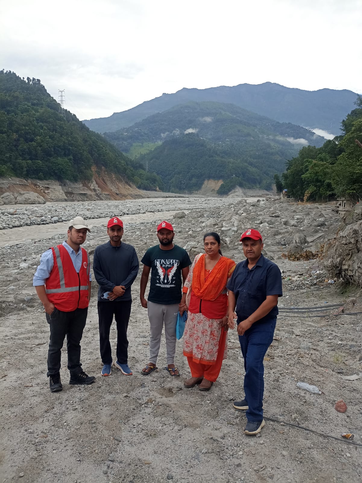 Flood damage field assessment — photo 1